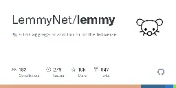 GitHub - LemmyNet/lemmy: 🐀 A link aggregator and forum for the fediverse