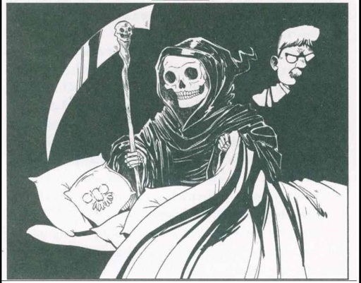 death comes in the night cloaked in shadows. behind death lurks a predator. death has become the hunted
