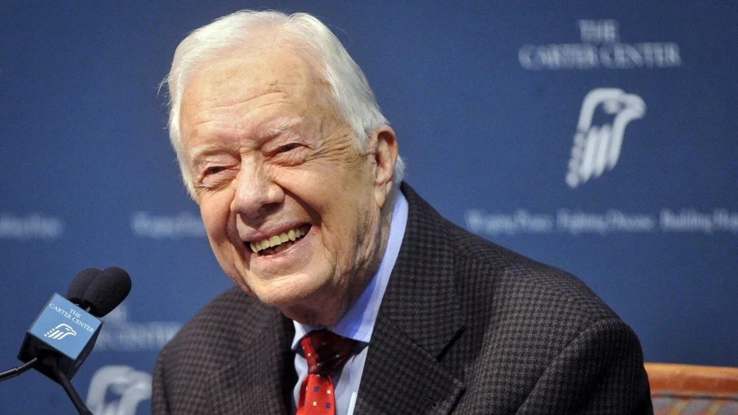 Former President Jimmy Carter makes appearance at peanut festival ahead of his 99th birthday - WABE