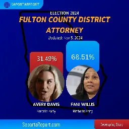 Willis thanks Fulton County voters for election win - SaportaReport